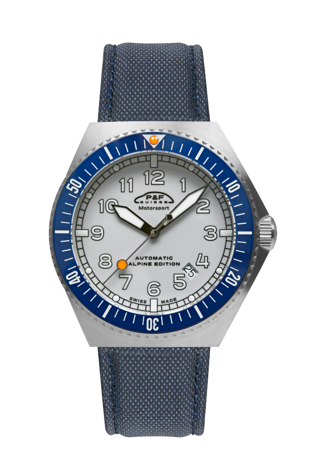 Jaguar Onyx White, Lunnete Blau